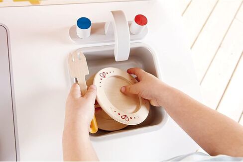Hape Gourmet Kitchen Kid's Wooden Play Kitchen in Orange in Saudi Arabia