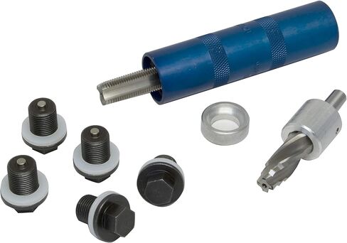Lisle 58650 Plug and Gasket for Oil Pan Plug Rethreading Kit, Set of 5 in Saudi Arabia