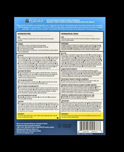 رقعة تخفيف تشنجات الدورة الشهرية من فلاناكس - حل طبيعي مهدئ لتشنجات الدورة الشهرية in Kuwait