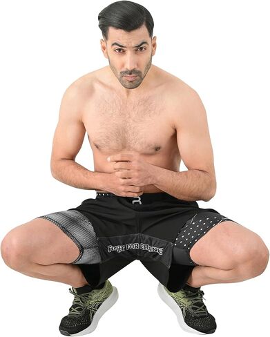 Hybrid MMA Shorts Men’s 2 in 1 BJJ, Grappling, JIU-Jitsu, NO-GI, Dual Layer, Built in Compression, Gym, Running Shorts in Saudi Arabia