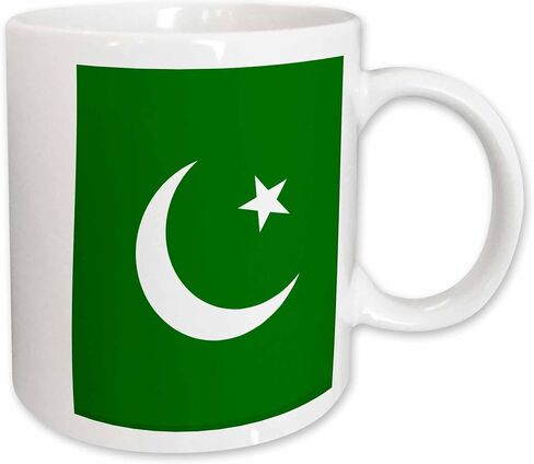 3dRose Flag of Pakistan Mug, 11 oz, Black in Kuwait