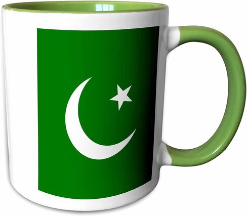 3dRose Flag of Pakistan Mug, 11 oz, Black in Kuwait
