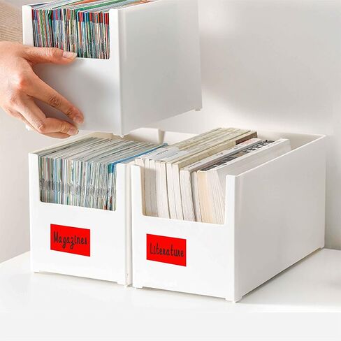 PARLAIM Matte Rectangle Label Stickers 2" x 3" Adhesive Color Code Stickers, 250PCS Tags for Business, Expressage, Fluorescent Green in Saudi Arabia