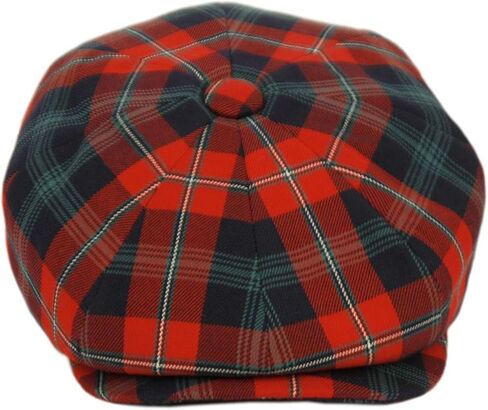 Men's Classic 8 Panel Wool Blend Newsboy Snap Brim Collection Hat in Saudi Arabia