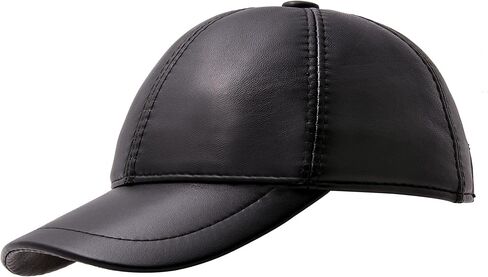 METELLINO Leather Baseball Cap Genuine Sheepskin Unisex Hat in Saudi Arabia