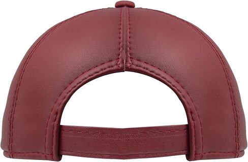 METELLINO Leather Baseball Cap Genuine Sheepskin Unisex Hat in Kuwait