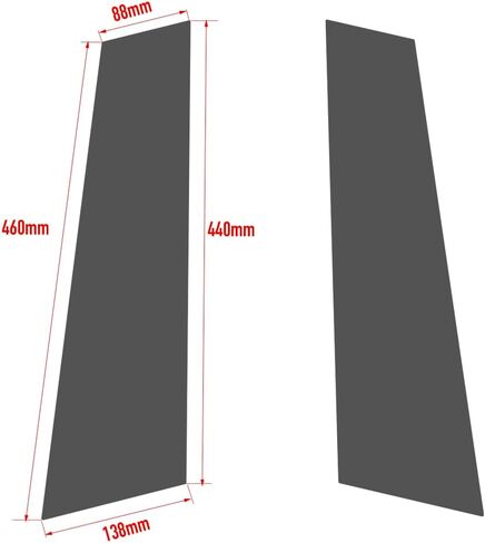 B-Pillar Scratch Proof TPU Film Automobile Protective Film Compatible with Tesla Model 3/Y (Model 3) in Saudi Arabia