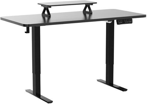 محطة عمل الكمبيوتر ذات الارتفاع الكهربائي القابل للتعديل من ميموري للمكتب المنزلي، 48 بوصة، أسود in Kuwait