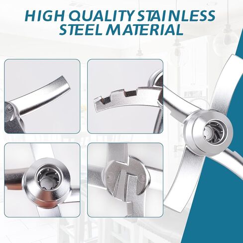 شفرة مجداف بديلة متوافقة مع صانعات الآيس كريم من سلسلة Ninja Creami NC300، قطعة بديلة مجداف شفرة الخلط لـ Ninja Creamerizer NC299AMZ، NC301، CN305A، CN301CO in Kuwait