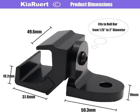 UTV 360 درجة قابل للتعديل العلم سوط ضوء تصاعد قوس متوافق مع Polaris Ranger General Can am Defender Commander 2021+ Maverick Trail/Sport Work for Pro-fit Cage (1PCS) in Kuwait