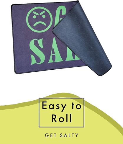 حصيرة اللعب Get Salty MTG، متوافقة مع Magic The Gathering Playmat - حصيرة بطاقات مضحكة أو لوحة ماوس MTG، YuGiOh، Pokemon، TCG، غير قابلة للانزلاق 14 × 24 بوصة in Kuwait