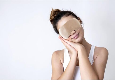 قناع عين القهوة للنوم، نسيج ناعم ومريح، غطاء ظلال العيون للقيلولة والليل in Kuwait