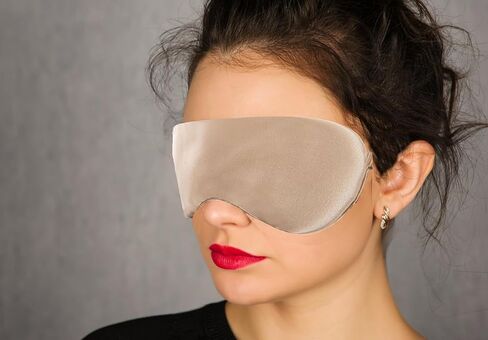 قناع عين القهوة للنوم، نسيج ناعم ومريح، غطاء ظلال العيون للقيلولة والليل in Kuwait