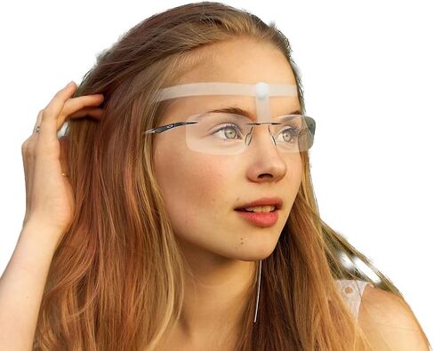 حامل نظارات تجميل الأنف، دعم حزام شفاف من OpticBridge مع شريط شفاف غير قابل للانزلاق لدعم وتقليل ضغط الأنف من أجل عملية تجميل الأنف ودعم تعافي الأنف المكسور in Saudi Arabia