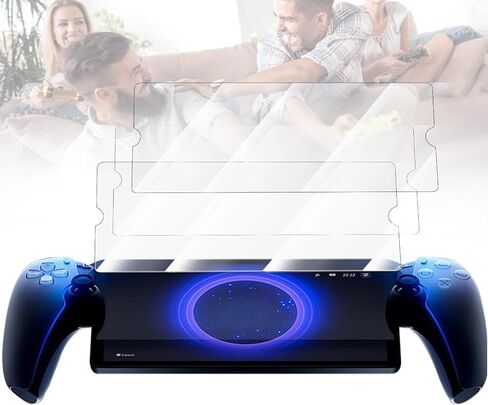 Screen Protector Compatible with PlayStation Portal Remote Player, 3 Pack for PS Portal Remote Player Tempered Glass Films, 9H Hardness Anti-Scratch Case Friendly Crystal Clear Screen Protector in Saudi Arabia