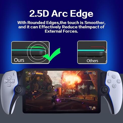 Screen Protector Compatible with PlayStation Portal Remote Player, 3 Pack for PS Portal Remote Player Tempered Glass Films, 9H Hardness Anti-Scratch Case Friendly Crystal Clear Screen Protector in Saudi Arabia