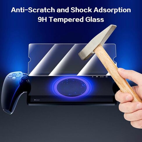 Screen Protector Compatible with PlayStation Portal Remote Player, 3 Pack for PS Portal Remote Player Tempered Glass Films, 9H Hardness Anti-Scratch Case Friendly Crystal Clear Screen Protector in Saudi Arabia