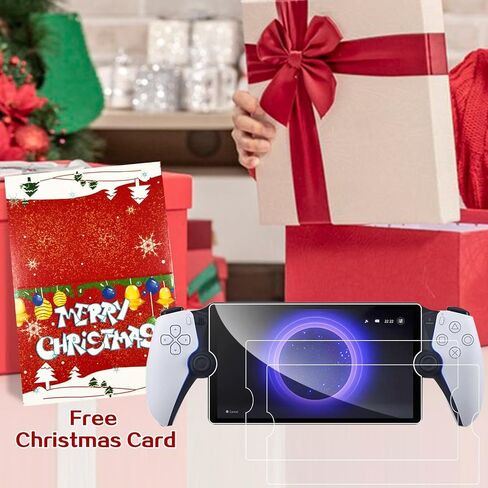 Screen Protector Compatible with PlayStation Portal Remote Player, 3 Pack for PS Portal Remote Player Tempered Glass Films, 9H Hardness Anti-Scratch Case Friendly Crystal Clear Screen Protector in Saudi Arabia