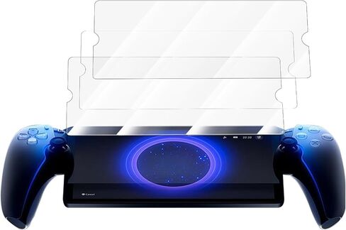 Screen Protector Compatible with PlayStation Portal Remote Player, 3 Pack for PS Portal Remote Player Tempered Glass Films, 9H Hardness Anti-Scratch Case Friendly Crystal Clear Screen Protector in Saudi Arabia