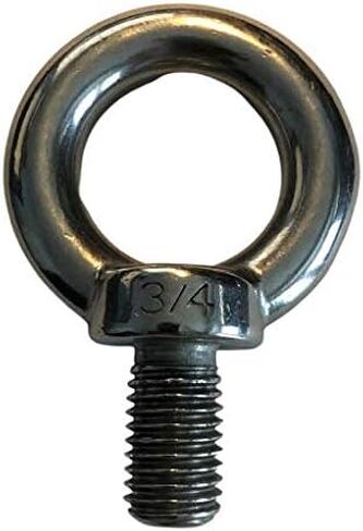 US STAINLESS Stainless Steel 316 3/4" Lifting Eye Bolt 3/4" UNC Marine Grade Pitch of 10 in Kuwait