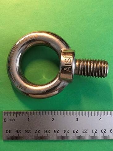 US STAINLESS Stainless Steel 316 3/4" Lifting Eye Bolt 3/4" UNC Marine Grade Pitch of 10 in Kuwait