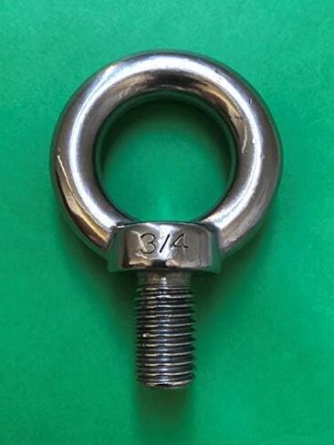 US STAINLESS Stainless Steel 316 3/4" Lifting Eye Bolt 3/4" UNC Marine Grade Pitch of 10 in Kuwait