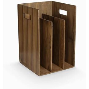 Solid Walnut 3 Tier Book Shelf & Magazine Rack. in Kuwait