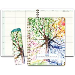 Elan Publishing Company HARDCOVER Combination Plan and Record Book: One efficient 8.5" x 11" Book for Lesson Plans and Grades Combines W101 and R1010 with Bonus Clip-in Bookmark (Tree Seasons) in Kuwait