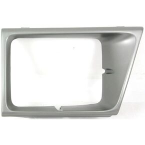 DAT AUTO PARTS Front Left Driver Side Headlight Grille Cover Bezel Replacement for 1992-1996 Ford E150 E250 350 Econoline for Sealed Beam Headlmap Silver Gray Textured Plastic FO2512141 F2UZ13064B in Kuwait