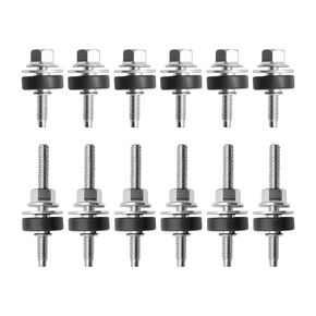 12 PCS Engine Valve Cover Bolt One Side Long and Short Compatible with Ford 6.0 Powerstroke Diesel F250 F350 E350 E450 2003-2010 Replace 4C3Z-6C519-AA in Saudi Arabia