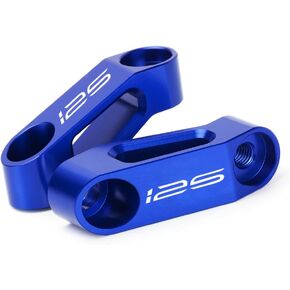 Motorcycle Rearview Mirror Risers Extenders Adapter Kit Compatible With K.awasaki Z125 Pro 2017-2024 2025 | Z 125 Z-125 BR125 Accessories Brackets (black) in Kuwait