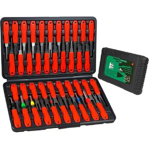 Terminal Removal Tool Kit 41pcs Depinning Tool Kit Automotive Electrical Pin Removal Tool, Stainless Steel Deutsch Connector Pin Extractor Tool Set, Universal Car Motorcycle Terminal Extractor, Red in Kuwait