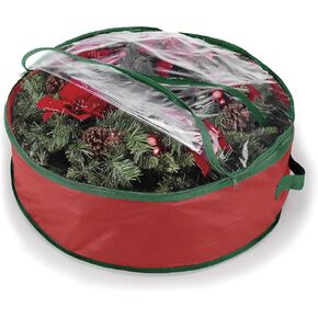 Whitmor Clear Everyday Wreath Bag, 30 Inch in Kuwait