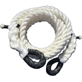 Western Tow Rope TR-45 (by The Tow Rope Company) | 1 5/8 Inch Thickness | 35,000 lbs Tensile Strength | Cut Length 30 Foot | Premium Polypropylene Kinetic Recovery in Kuwait