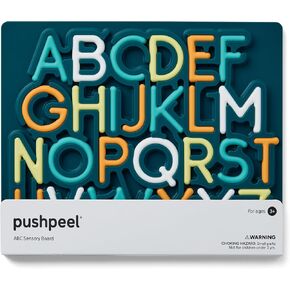 لوحة ألغاز تتبع ABC المتقدمة من Pushpeel (الأفضل للأعمار من 4 سنوات فما فوق) - لعبة تعليمية من السيليكون للكتابة المسبقة والمهارات الحركية الدقيقة - لعبة نشاط سفر حسية هادئة للأطفال - الحروف الأبجدية الكبيرة، شجرة التنوب in Kuwait