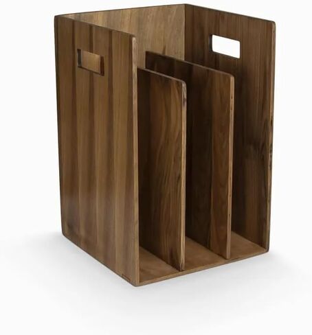 Solid Walnut 3 Tier Book Shelf & Magazine Rack. in Kuwait