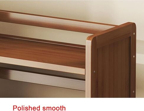 Storage Shelving Unit 3-Layer Wood Desktop Bookshelf with 1 Small Drawer Organizer Office Rack Display Shelf for Kitchen Living in Kuwait