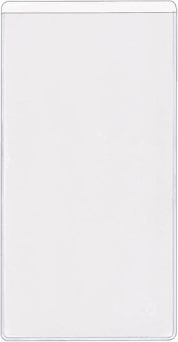 StoreSMART - جيب بلاستيكي شفاف - 4 × 8 بوصة - 10 عبوات - جانب قصير مفتوح - PE258S-10 in Kuwait