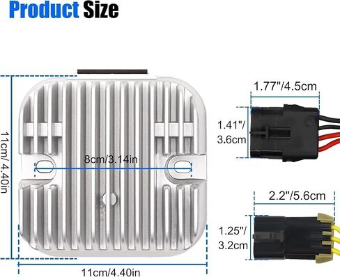 4012384 Voltage Regulator Rectifier Fits for Polaris 2007-2010 Sportsman 500 700 800 for Ranger 500 700 800 for RZR 800 Replace 4012384 4011569 4011925 in Kuwait