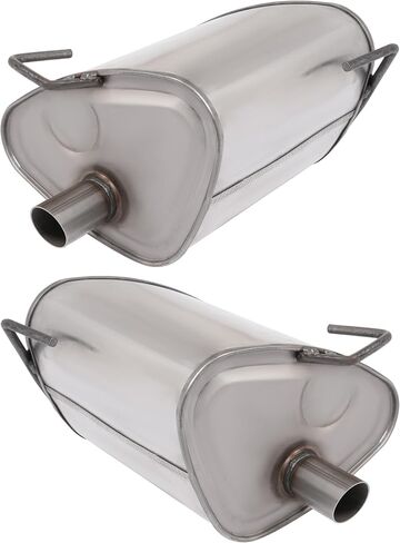Pair Exhaust Muffler Compatible with 2009-2013 Subaru Forester 2.5L Natural Aspirated (Will not fit Turbo) 409 Stainless Steel Silvery Left & Right in Kuwait