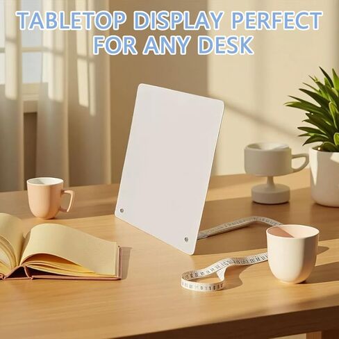Magnetic Board 16.5" x 11.8" Metal Magnet Bulletin Board Memo Display Boards with Support Screws for Desk Wall in Kuwait