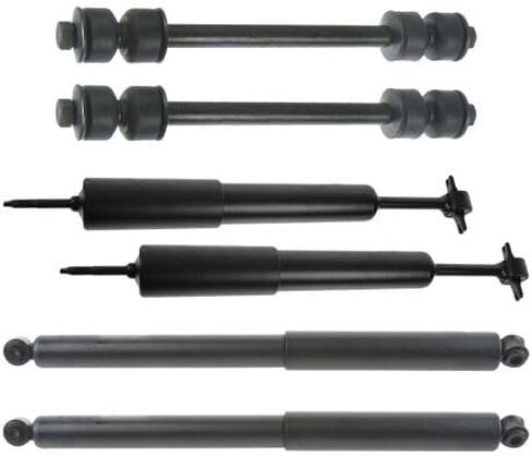 طقم تعليق أمامي وخلفي بديل مباشر مكون من 6 قطع يناسب شاحنات Mazda B2500 وB3000 1999-2007 (قضيب الالتواء الأمامي/الصدمات الخلفية) in Kuwait