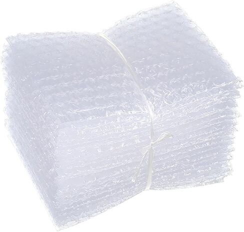 100 Pcs 4 X 4 Inch Clear Bubble Pouches Bag Protective Bubble Wrap Bubble Out Bags For Shipping Moving Cushion Wrap For Packing in Kuwait