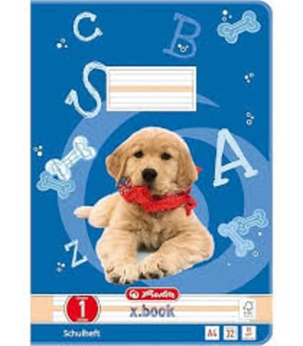 Herlitz 215012 مجموعة من 5 دفاتر ملاحظات خطية Style 01 FSC Format A4 in Kuwait