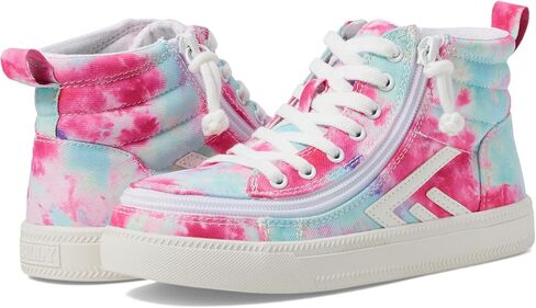 BILLY Footwear Kids CS حذاء رياضي عالي (للأطفال الصغار/الأطفال الكبار) - جزء علوي من القماش - بطانة قماشية خفيفة الوزن بألوان مائية أرجوانية 5 للأطفال الكبار M in Saudi Arabia