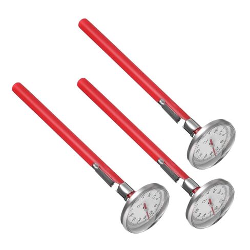 Zerodeko 3pcs مكيف هواء السيارة ميزان الحرارة الميكانيكي لوحة القيادة مقياس صغير لقياس درجة الحرارة الداخلية والخارجية للمركبة in Kuwait