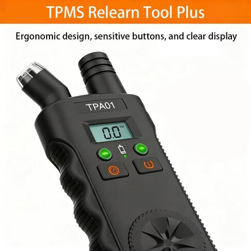 أداة إعادة ضبط TPMS لجنرال موتورز مع مقياس ضغط الإطارات الرقمي 150 رطل لكل بوصة مربعة، مستشعر الإطارات سريع التعلم، متوافق مع بويك لسيارة تشيفي لكاديلاك لأوبل in Kuwait
