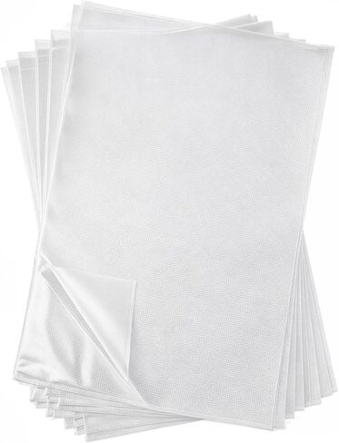 60 Pcs Water Soluble Stabilizer 8"x12" Water Soluble Stabilizer for Embroidery Clear Wash Away Stabilizers for Print or Draw Patterns for Hand & Machine Embroidery in Kuwait