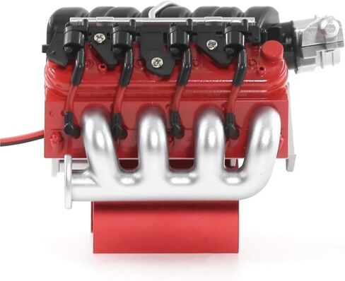 RC Car Toys For Axial For SCX10 II III For Traxxas For TRX4 D90 For Redcat 1/10 LS7 V8 Engine Motor Radiator Cooling Fan Heat Sink RC Crawler in Kuwait