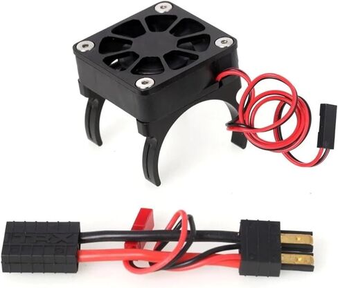 مكونات سيارة RC متوافقة مع Traxxas لـ TRX4 لـ TRX6 للمحور لـ SCX10 II III PRO 1/10 RC قطع غيار السيارات CNC الألومنيوم المبرد لمحرك 540 550 (أحمر) in Kuwait